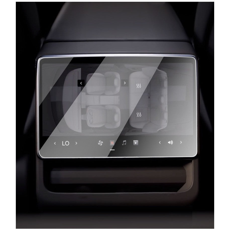 Set 2 Folii de Sticla Securizata, Flippy, Compatibila cu Tesla Model 3 / Tesla Model Y, Ecran Frontal si Spate, 4K Ultra HD, Anti-amprenta, 2.5D, Transparent-2