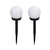 Set 2 Lampi Solare LED, Flippy, Forma Sferica, Tip Glob, Diametru 10 cm, Alb Cald-0