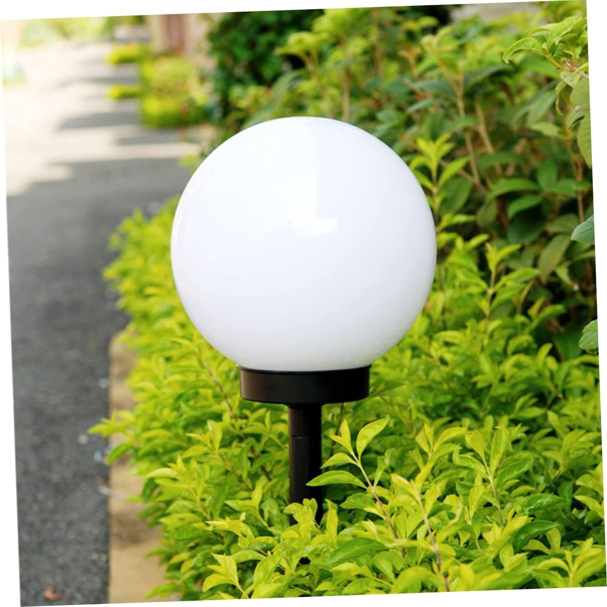 Set 2 Lampi Solare LED, Flippy, Forma Sferica, Tip Glob, Diametru 10 cm, Alb Rece-7