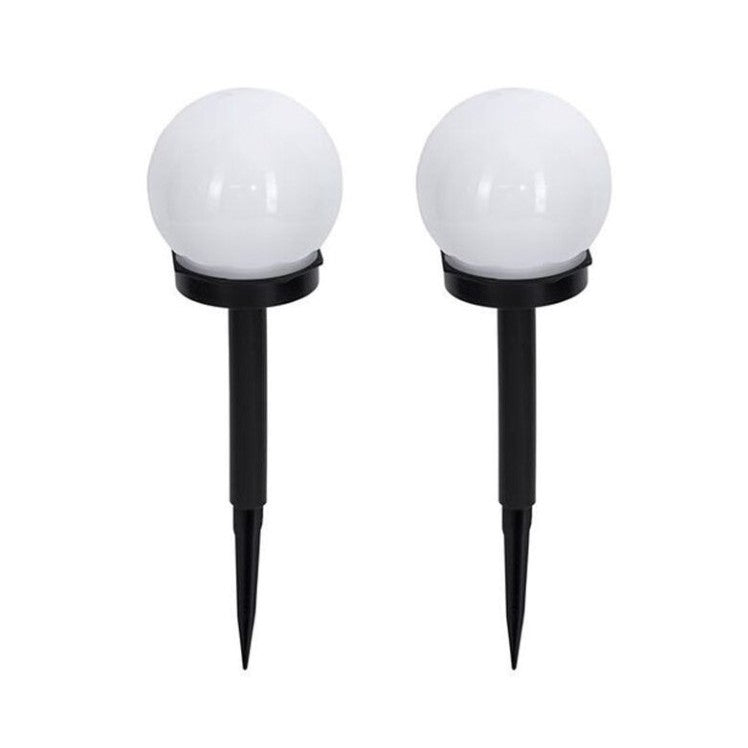 Set 2 lampa solara LED, Sferica, Tip Glob Flippy, Diametru 10 cm, Multicolor-0