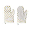 Set 2 manusi cuptor Flippy, manusa de bucatarie,  rezistenta 330 grade, textil si cauciuc, 26.5x18 cm, alb-0