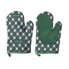Set 2 manusi cuptor Flippy, manusa de bucatarie,  rezistenta 330 grade, textil si cauciuc, 26.5x18 cm, verde-0