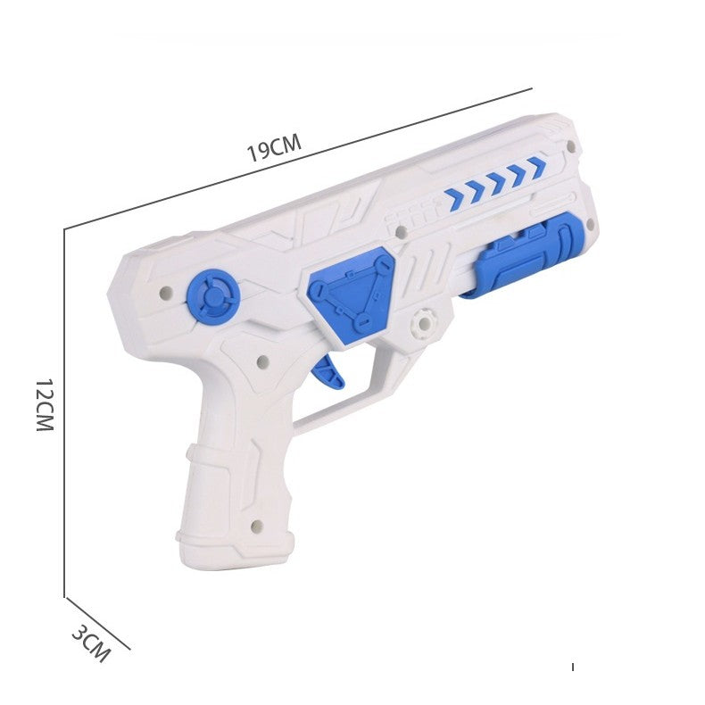 Set 2 Piese Jucarie Interactiva, Flippy, Pistol de Catapultare + Zmeu, din Plastic si Panza, +8 Ani, Impermeabil, Model Pisicuta cu Gogoasa, Multicolor-1