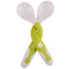Set 2 Tacamuri pentru Bebelusi, Flippy, fara BPA, Maner din silicon,14.5 x 3.3 cm, Flexibile, +6 luni, Alb/Verde-0