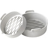Set 2 tavi din silicon ecologic pentru air fryer Flippy, temperatura maxima 230 grade, reutilizabile, reciclabile, cu manere anti-alunecare, fund antiaderent, 18.7 x 19.5 x 7 cm, gri-0