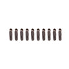 Set 20 de Cleme pentru Haine, Flippy, de Prindere pentru Pantaloni, Atasabile la Umerase, 1.6x2.3x6.35 cm, Maro-0