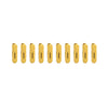 Set 20 de Cleme pentru Haine, Flippy, de Prindere pentru Pantaloni, Atasabile la Umerase, 1.6x2.3x6.35 cm, Galben-0