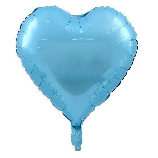 Set 3 Baloane din Folie Metalizata, Flippy, Figurine Picior 46x79 cm, Inima 45cm, Stea 45cm, Model It's a Boy, Tema Gender Reveal, Ambalaj Individual, Pai Inclus, Umflare cu Aer sau Heliu, Albastru-1