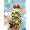 Set 3 fundite pentru brad, Aurii, cu sclipici, 10 x 11 cm, din poliester, Flippy-0