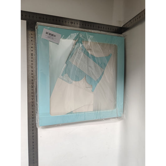 Set 4 cutii pentru baloane baby, Contur Albastru, 30 x30 cm-1