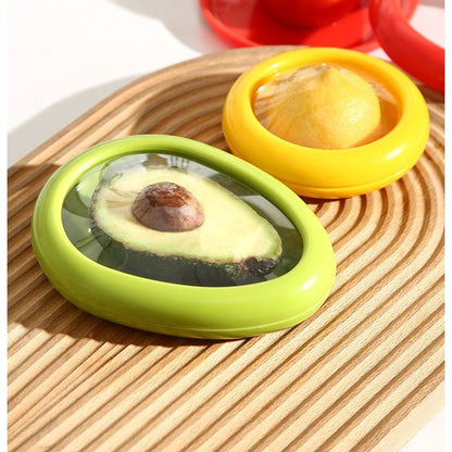 Set 4 Recipiente pentru Pastrarea Proaspata a Legumelor, Flippy, Cutii Portabile Sigilate Anti-oxidare, 4 Forme Diferite pentru Legume sau Fructe, Culori diferite-2