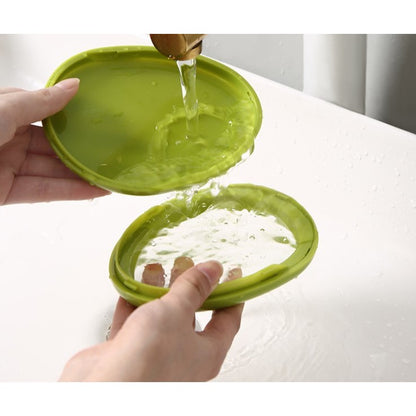 Set 4 Recipiente pentru Pastrarea Proaspata a Legumelor, Flippy, Cutii Portabile Sigilate Anti-oxidare, 4 Forme Diferite pentru Legume sau Fructe, Culori diferite-3