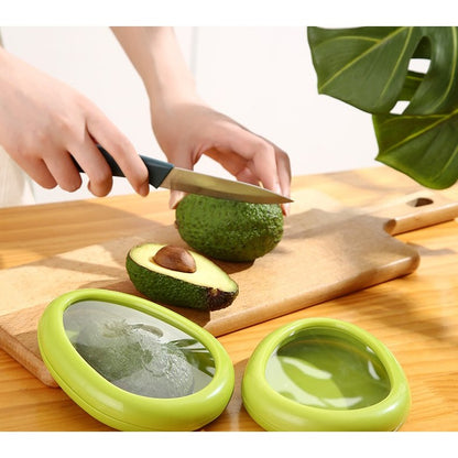 Set 4 Recipiente pentru Pastrarea Proaspata a Legumelor, Flippy, Cutii Portabile Sigilate Anti-oxidare, 4 Forme Diferite pentru Legume sau Fructe, Culori diferite-5