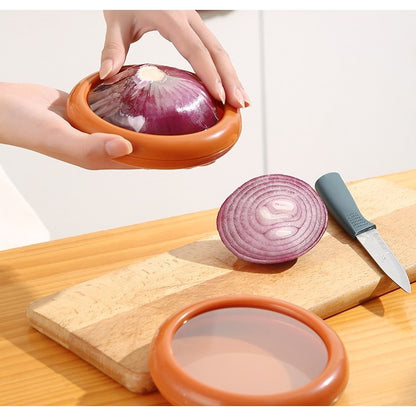 Set 4 Recipiente pentru Pastrarea Proaspata a Legumelor, Flippy, Cutii Portabile Sigilate Anti-oxidare, 4 Forme Diferite pentru Legume sau Fructe, Culori diferite-6