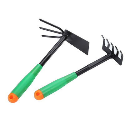 Set 4 Unelte de Gradina Flippy, pentru Plantare Prelucrare Sol si Ingrijire Plante, Material PVC si cardboard, 31.5 x 8.5 cm, verde-5