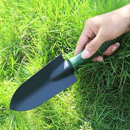 Set 4 Unelte de Gradina Flippy, pentru Plantare Prelucrare Sol si Ingrijire Plante, Material PVC si cardboard, 25 x 8.5 cm, verde-6