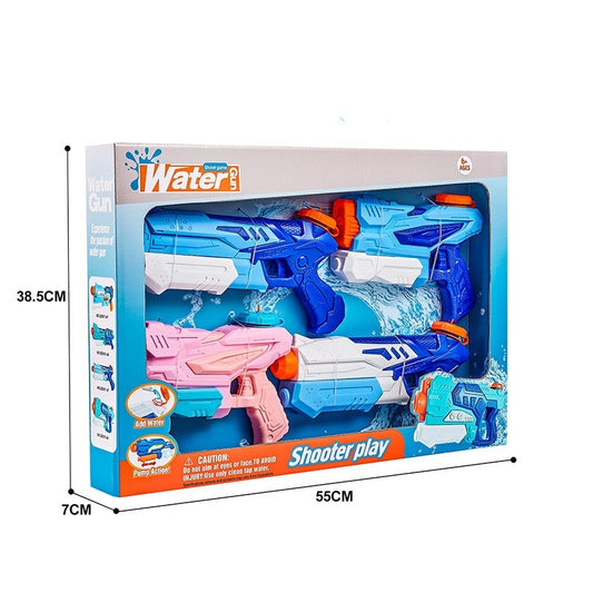 Set 4x Pistol cu Apa pentru Copii, Flippy, 6ani+, Albastru+Roz, 300 ML-1
