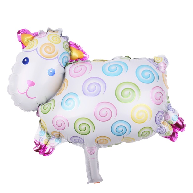 Set 5 Baloane Folie Metalizata, Flippy, Figurine Animale Domestice, 30 cm, Ambalaj Individual, Pai Inclus, Multicolor-1