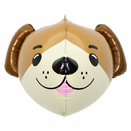 Set 5 Baloane Folie Metalizata, Flippy, Figurine Animale Domestice, 30 cm, Ambalaj Individual, Pai Inclus, Multicolor-2