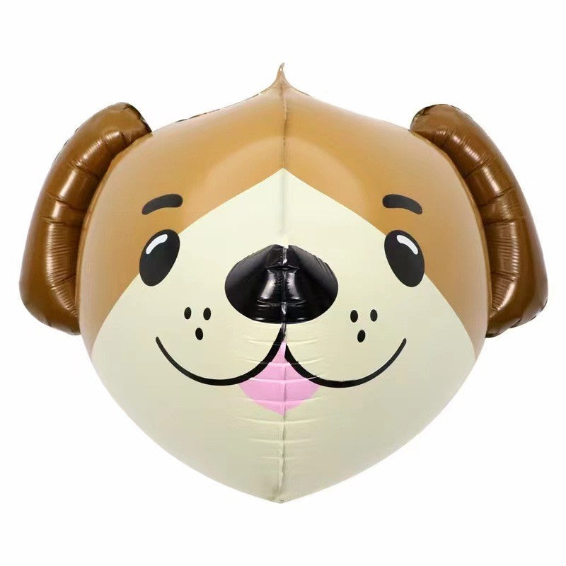 Set 5 Baloane Folie Metalizata, Flippy, Figurine Animale Domestice, 30 cm, Ambalaj Individual, Pai Inclus, Multicolor-2