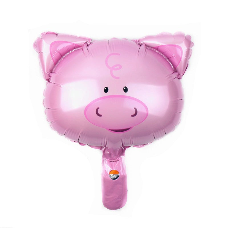 Set 5 Baloane Folie Metalizata, Flippy, Figurine Animale Domestice, 30 cm, Ambalaj Individual, Pai Inclus, Multicolor-3