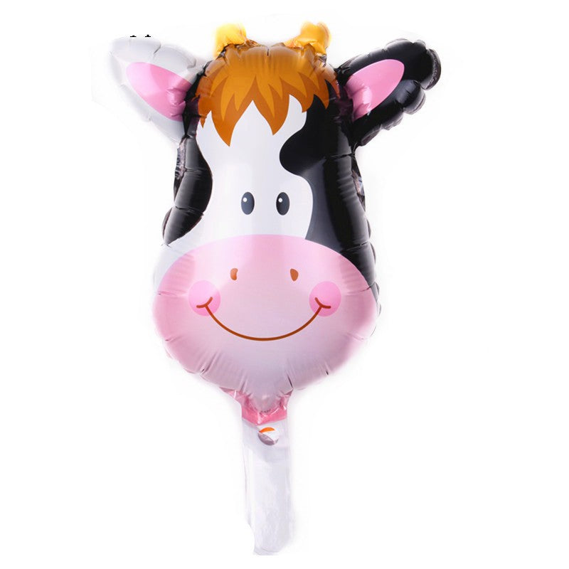 Set 5 Baloane Folie Metalizata, Flippy, Figurine Animale Domestice, 30 cm, Ambalaj Individual, Pai Inclus, Multicolor-4