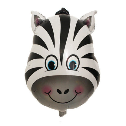 Set 5 Baloane Folie Metalizata, Flippy, Figurine Animale Salbatice, 30 cm, Ambalaj Individual, Pai inclus, Multicolor-2