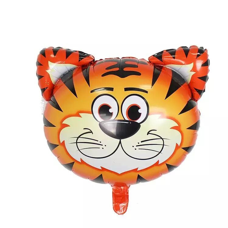 Set 5 Baloane Folie Metalizata, Flippy, Figurine Animale Salbatice, 30 cm, Ambalaj Individual, Pai inclus, Multicolor-4