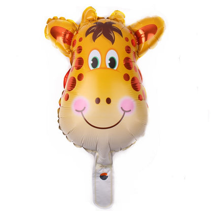 Set 5 Baloane Folie Metalizata, Flippy, Figurine Animale Salbatice, 30 cm, Ambalaj Individual, Pai inclus, Multicolor-5