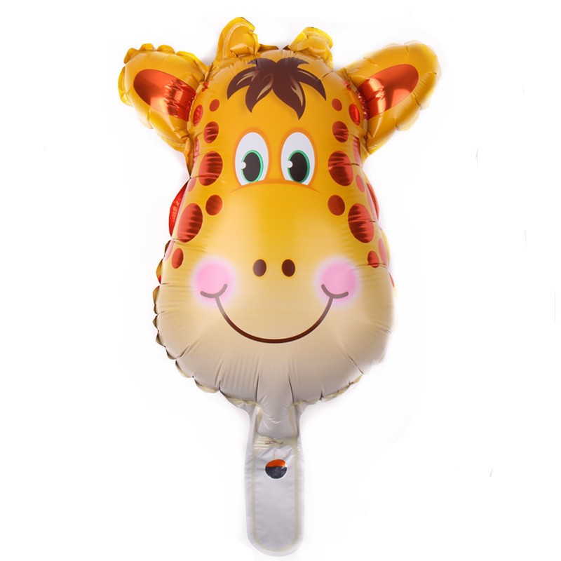 Set 5 Baloane Folie Metalizata, Flippy, Figurine Animale Salbatice, 30 cm, Ambalaj Individual, Pai inclus, Multicolor-5