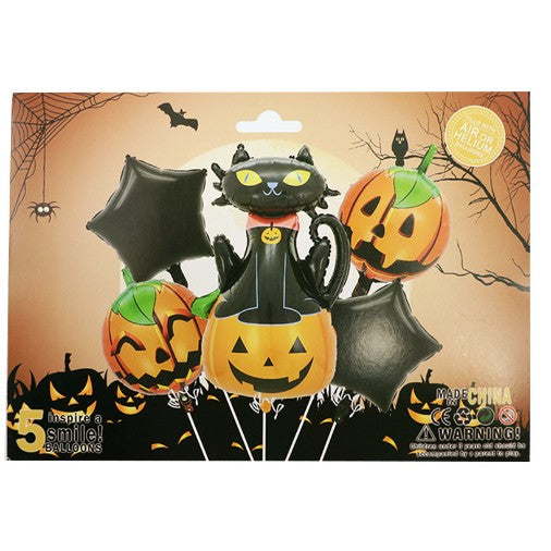 Set 5 baloane folie Halloween , 30- 40 cm, model 6-0
