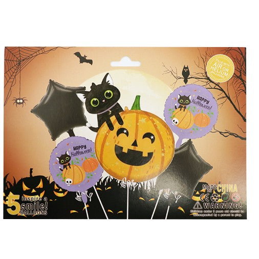 Set 5 baloane folie Halloween , 30- 40 cm, model 7-0