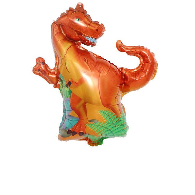 Set 5 Baloane Folie Metalizata, Flippy, Figurine Dinozauri, 30 cm, Ambalaj Individual, Pai Inclus, Multicolor-4