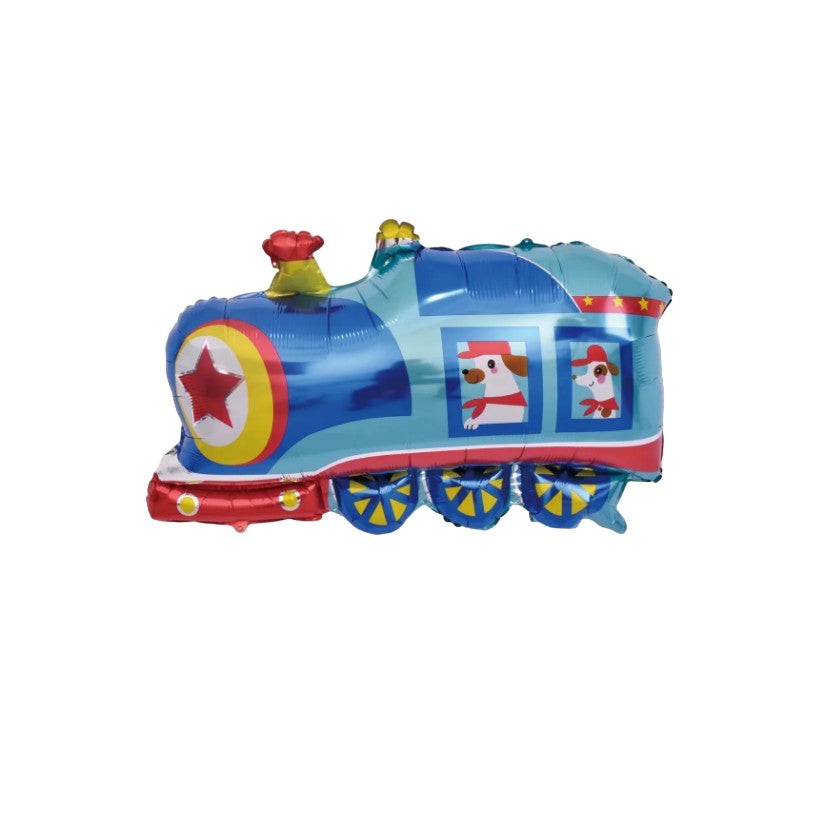 Set 5 Baloane Folie Metalizata, Flippy, Figurine Masini, 30 cm, Ambalaj Individual, Pai inclus, Multicolor-1