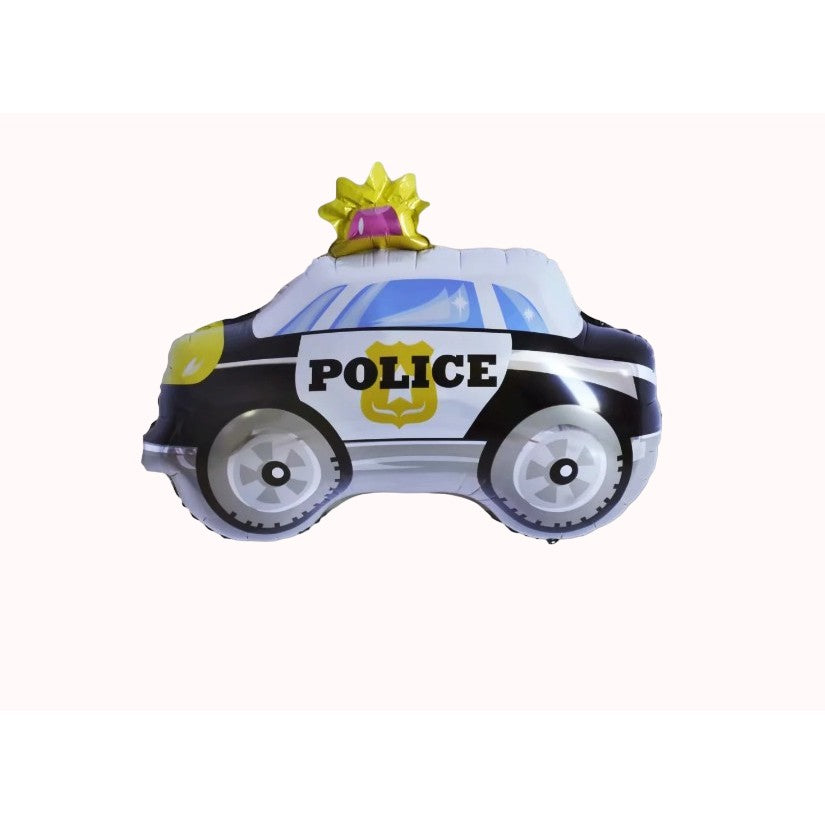 Set 5 Baloane Folie Metalizata, Flippy, Figurine Masini, 30 cm, Ambalaj Individual, Pai inclus, Multicolor-5