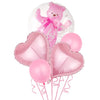 Set 5 Baloane folie si latex Baby Girl,  60 cm-0