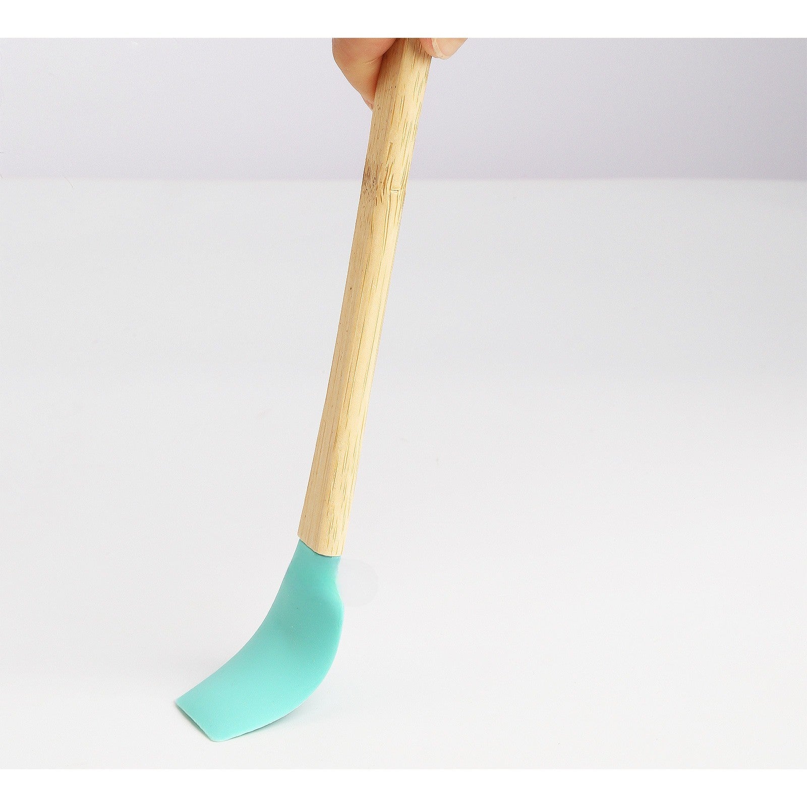 Set 5 Mini Spatule de Silicon Flippy, pensula, Stejar, Multicolor-5