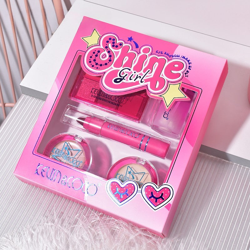 Set 5 Produse de Machiaj, KEVIN & COCO, Shine Girl, 18 x 15.8 x 3.5 cm-2