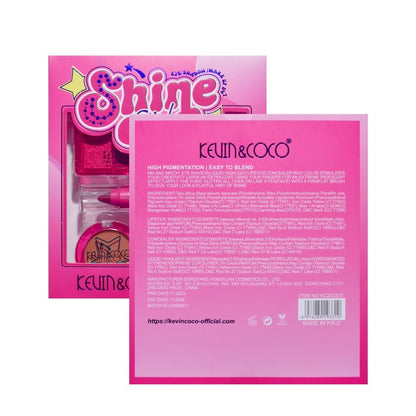Set 5 Produse de Machiaj, KEVIN & COCO, Shine Girl, 18 x 15.8 x 3.5 cm-4