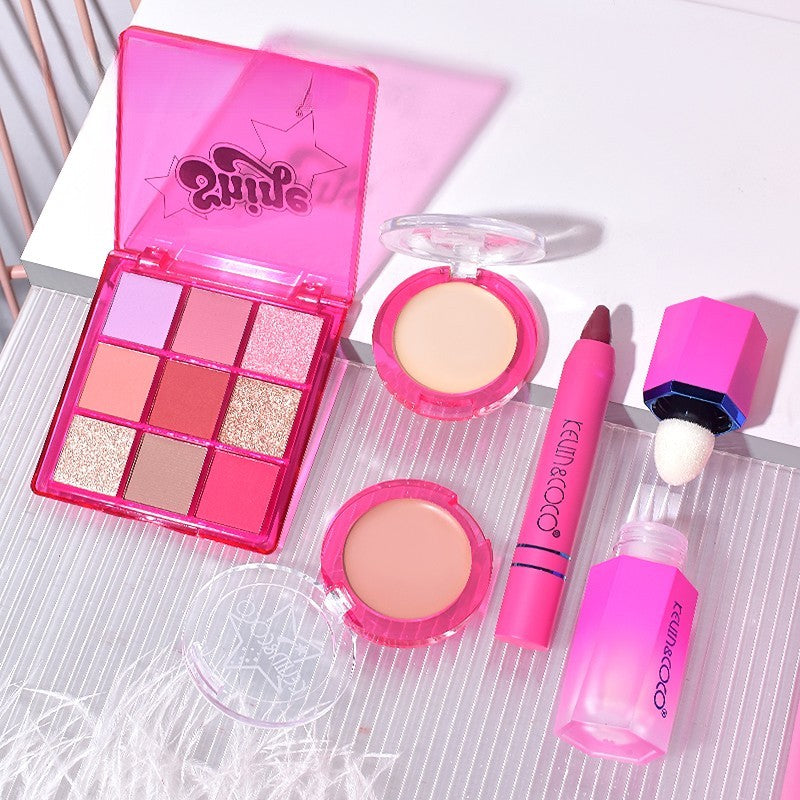 Set 5 Produse de Machiaj, KEVIN & COCO, Shine Girl, 18 x 15.8 x 3.5 cm-8