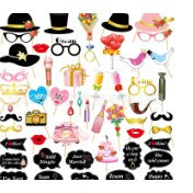 Set 53 Accesorii pentru Poze, Flippy, Majorat Aniversare Nunta, Diverse Modele-0