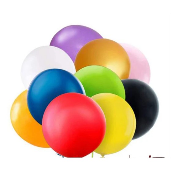 Set 6 Baloane din Latex, Flippy, Model Party Jumbo, 45 cm, Multicolore-0