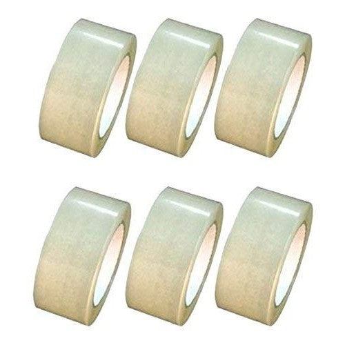 Set 6 buc Banda adeziva tip scotch Flippy Transparenta latime 48 mm x 60 m lungime-0