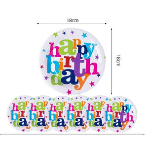 Set 6 farfurii 17 cm Happy Birthday-0
