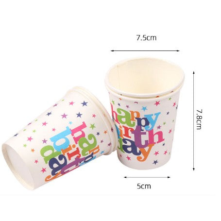 Set 6 pahare  Happy Birthday-0