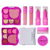 Set 6 Produse de Machiaj, KEVIN & COCO, Pink Bear, 16.2 x 16 x 2.5 cm-0