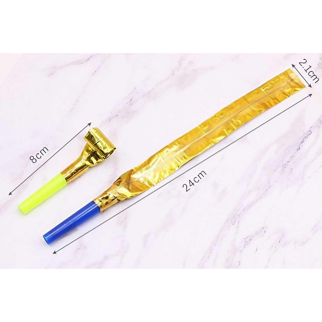 Set 6 Suflatori, Flippy, pentru Petrecere, Tematica Aniversare, 8 cm, Multicolore-1