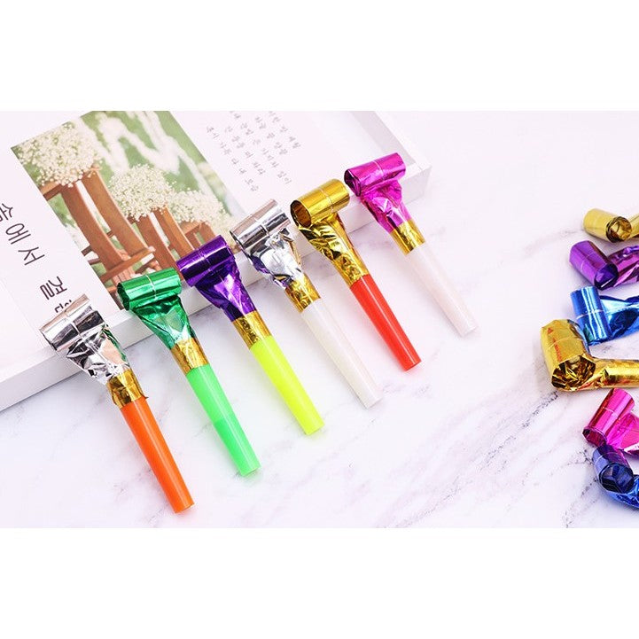 Set 6 Suflatori, Flippy, pentru Petrecere, Tematica Aniversare, 8 cm, Multicolore-2