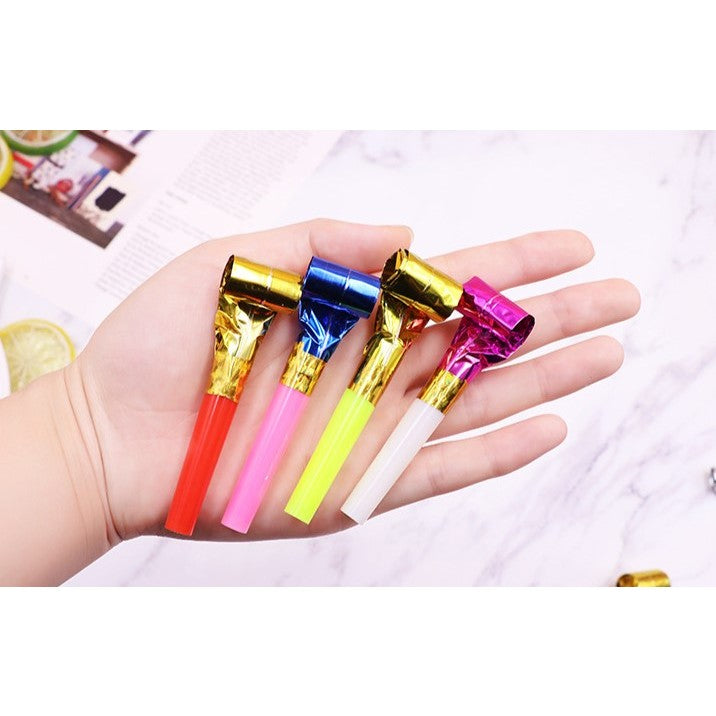 Set 6 Suflatori, Flippy, pentru Petrecere, Tematica Aniversare, 8 cm, Multicolore-4