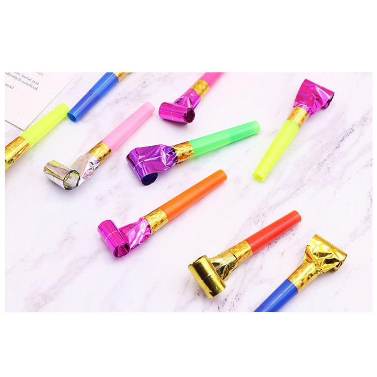 Set 6 Suflatori, Flippy, pentru Petrecere, Tematica Aniversare, 8 cm, Multicolore-6